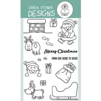 Gerda Steiner Designs - Up On the Housetop - Clear Stamps 4x6